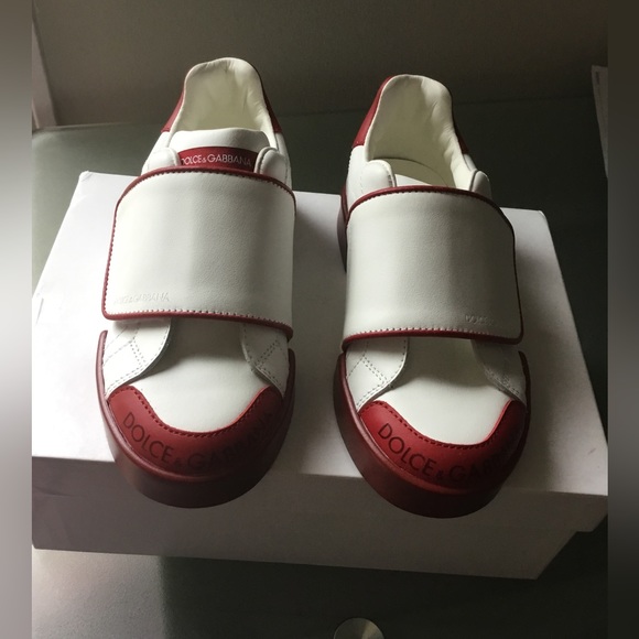 DOLCE & GABBANA Leather Sneakers EU29 Two Tone Made in Italy - Picture 4 of 9